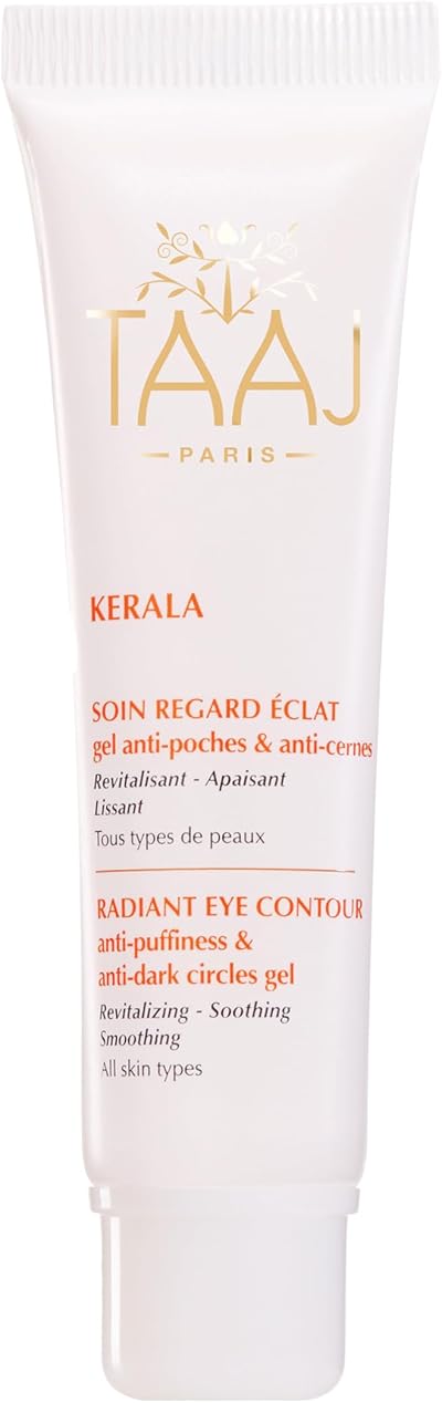 TAAJ Radiance Eye Care KERALA Gel Anti-bloating Dark Circles Fatigue Stress