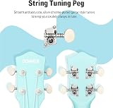 Donner Soprano Ukulele Kit DMU-01 21 Inch Macaron Green Beginner Bundle view 6