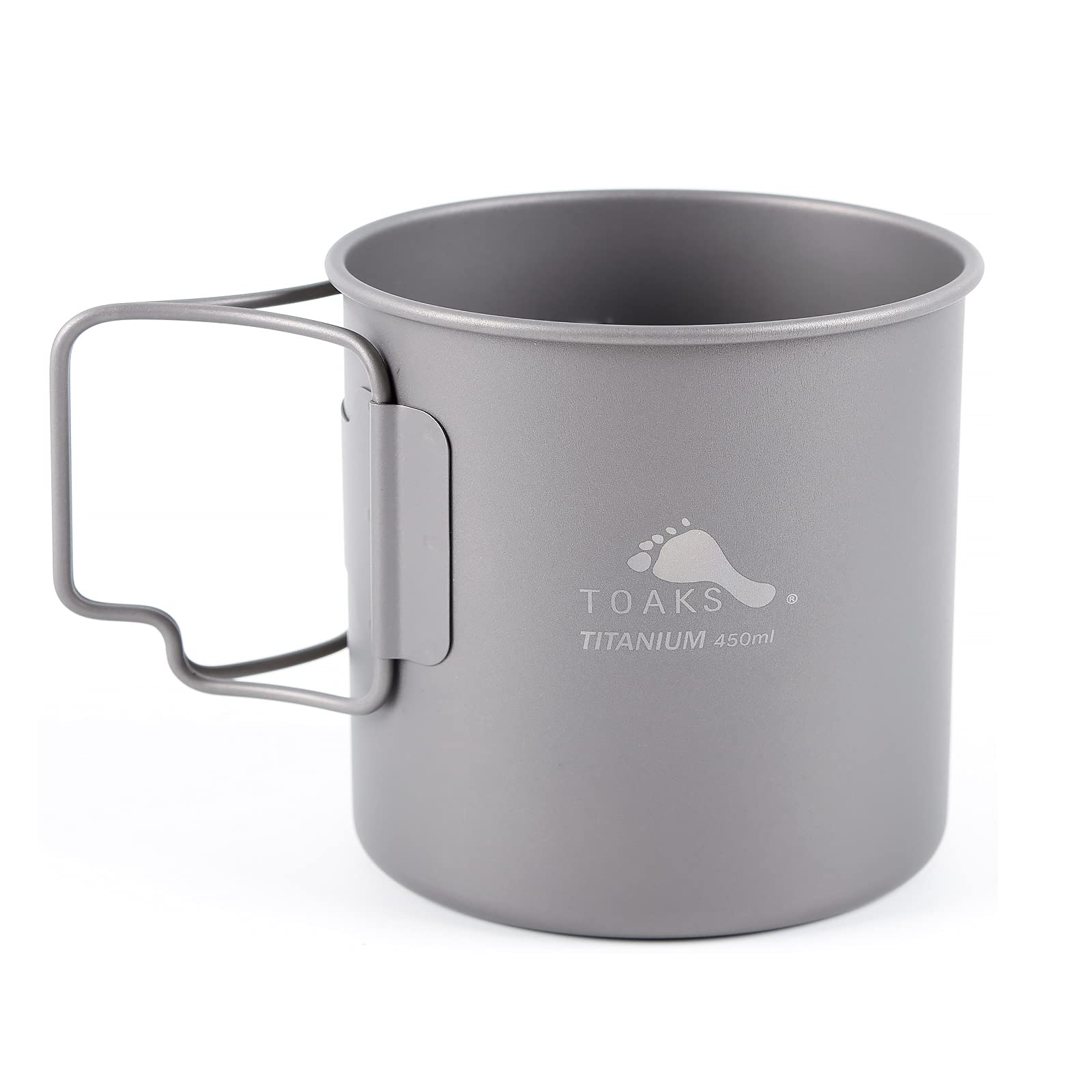 TOAKS 450ml Titanium Cup Backpacking Camping Coffee Pot Mug Ultralight Camping Tableware