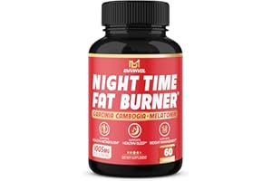 BMVINVOL Night Time Fat Burner, 12-in-1 Powerful Blend of Green Tea, Ceylon Cinnamon, Garcinia Cambogia, Green Coffee Bean, White Kidney Bean, Lemon Balm, Passion Flower