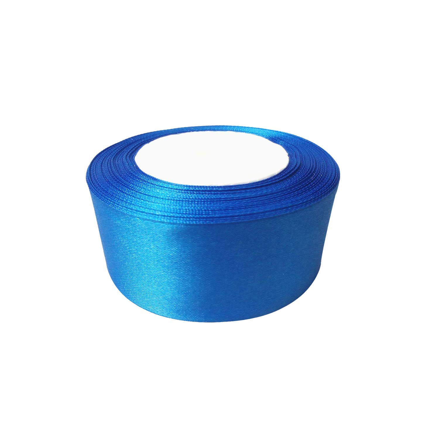 Trimming Shop Royal Blue Ribbon Roll - 40mm x 25 Metres - Double Sided Satin Brightly Coloured - 100% Polyester - for Gift Wrapping, Decorating, Arts and Craft - Machine Washable