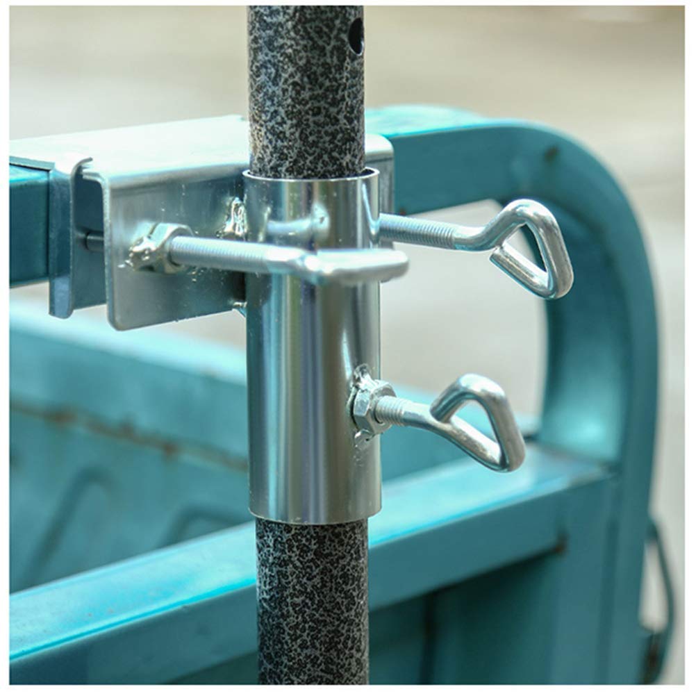BSTCAR Parasol Holder, Balcony Railing, Balcony Railing, Parasol Holder, Metal Parasol Holder, Square Balcony Railing, Umbrella Stand, Balcony Railing and Patio