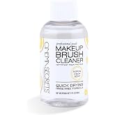Cinema Secrets Original Makeup Brush Cleaner Solution - Travel Size Professional Cleanser for Makeup Brushes - Quick-Drying &amp; Rinse-Free - Removes Stubborn Waterproof Make Up - Lemon (2 fl oz)