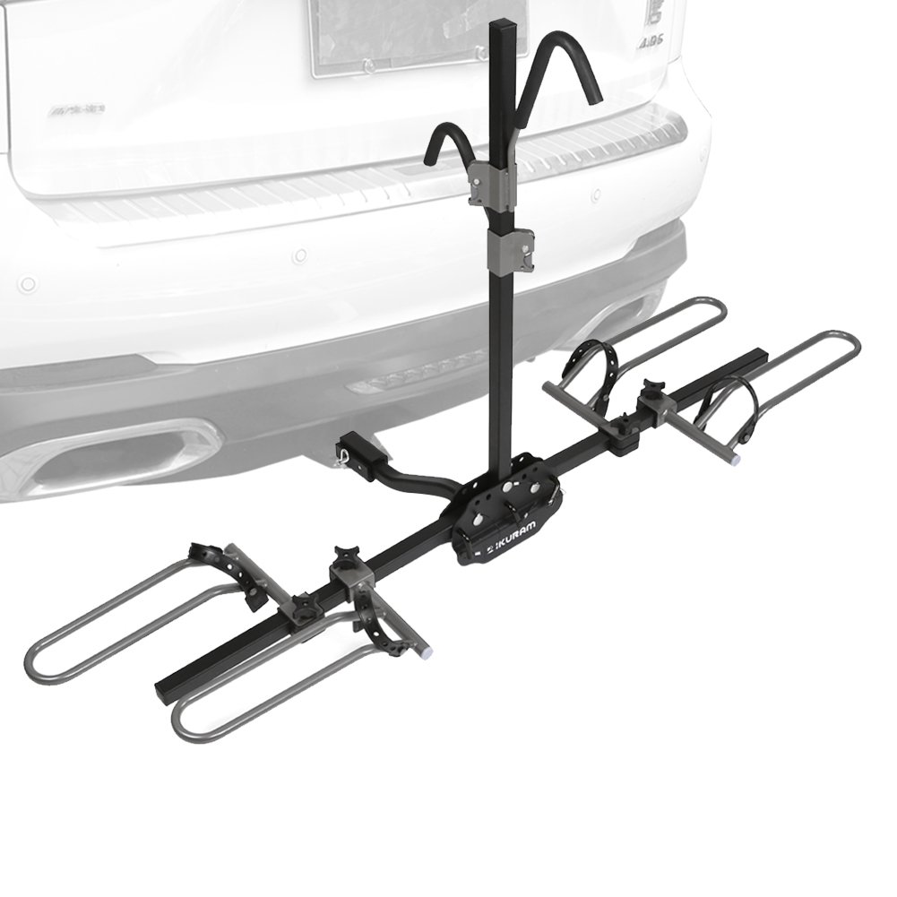 Buy IKURAM 2/3/4 Bike Rack Bicycle Carrier Racks Hitch Double Foldable