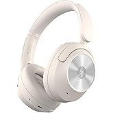 OneOdio Focus A6 Hybrid Active Noise Cancelling Headphones, 75H Playtime, LDAC Hi-Res Lossless Audio, Bluetooth 6.0, Dual Mic ENC Call, Support Wired ANC via USB-C, Wireless Over Ear Headphones