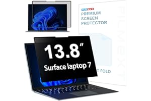FILMEXT Privacy Screen for Microsoft Surface Laptop 13.8 inch 7th Generation Model 2036/2107, Anti-Spy Filter Anti-Glare (for