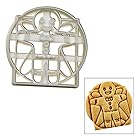 Vitruvian Gingerbread Man cookie cutter, 1 pc, Inspired by Leonardo Da Vinci, Ideal for Halloween Party