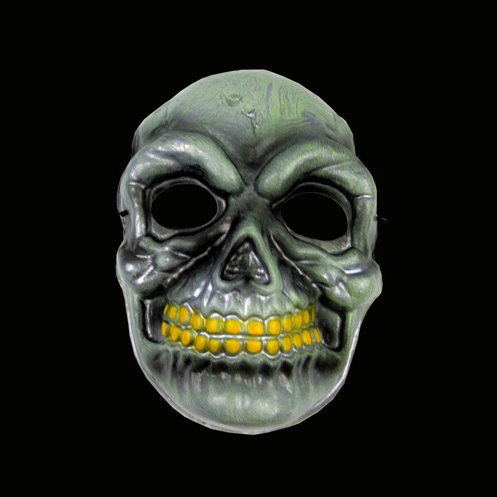 Halloween Mask Novelty Plastic Scary Cosplay Clown Masks with Cloak for Festival Parties