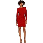 Donna Morgan Womens Side Waist Twist Detail Dress Workwear Office Career Event Party Guest of