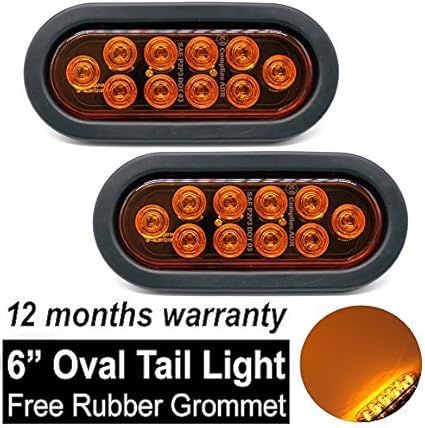 10X Red Side Light LED Marker for Trailer Truck Turn ABS Clearance Lamp DOT SAE