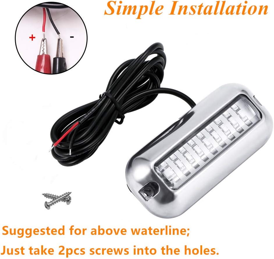 Smithink Boat Lights 27LED 12V Boat Tail Lights Pontoon Stern Light