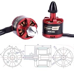 Readytosky 2212 920KV Brushless Motors CW CCW for