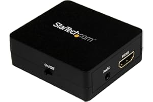 StarTech.com HDMI Audio Extractor - HDMI to 3.5mm Audio Converter - 2.1 Stereo Audio - 1080p (HD2A)