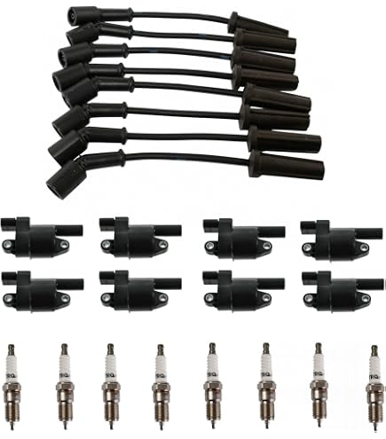 TRQ 7-Piece Ignition Kit For 1996-1997 Chevy S10 / GMC Sonoma / Isuzu Hombre (2.2L) - Coils, Spark Plugs & Wires