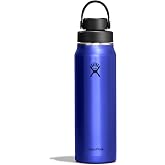 Hydro Flask Lightweight Wide Flex Chug Cap - Insulated Stainless Steel Water Bottle 32 Oz Sapphire Blue