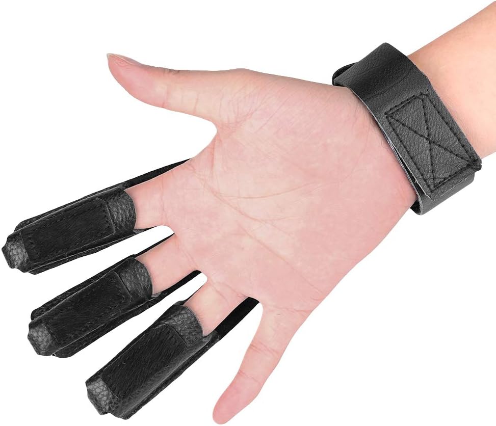 Magarrow Archery Glove Finger Tab Gloves Protector for Shooting Arrow