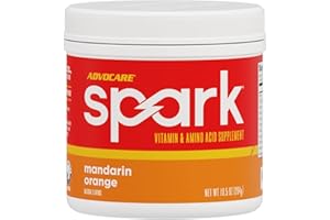 AdvoCare Spark Vitamin & Amino Acid Supplement - Focus & Energy Drink Powder Mix with Vitamin A, B-6, C & E - Also Includes L-Carnitine & L-Tyrosine - Mandarin Orange - 10.5 oz