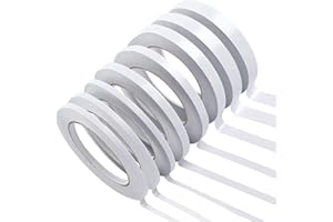 Ruban adhésif double face pour travaux manuels, 8 rouleaux de ruban adhésif double face pour arts, fabrication de cartes, scr