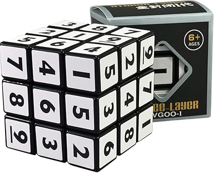 Leoie Sudoku Magic Cube Mini 3x3x3 High Speed Smart Cube Creative Magic Cube Intellectual Development Toy Kids Gift