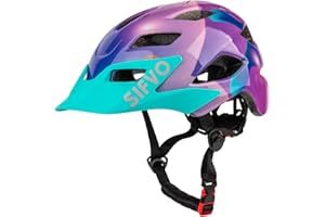 SIFVO Kids Bike Helmet for Boys and Girls 5-14, With Removable Visor, Multi-Sport Safe and Comfortable (50-57cm)