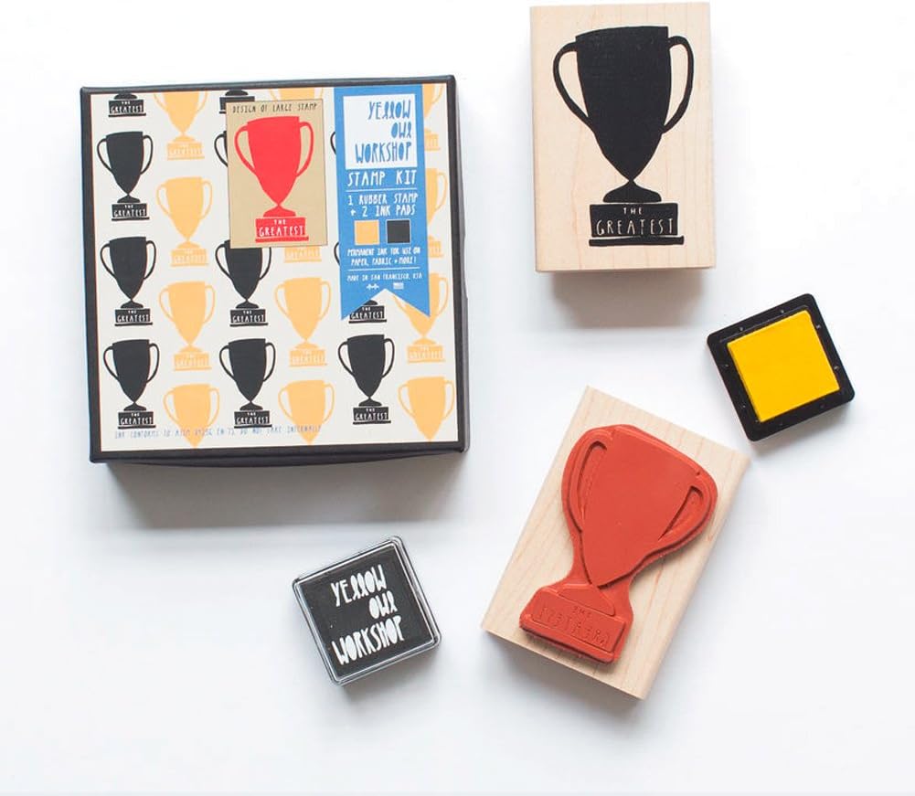 YELLOW OWL WORKSHOP Pattern Stamp Set Trophy
