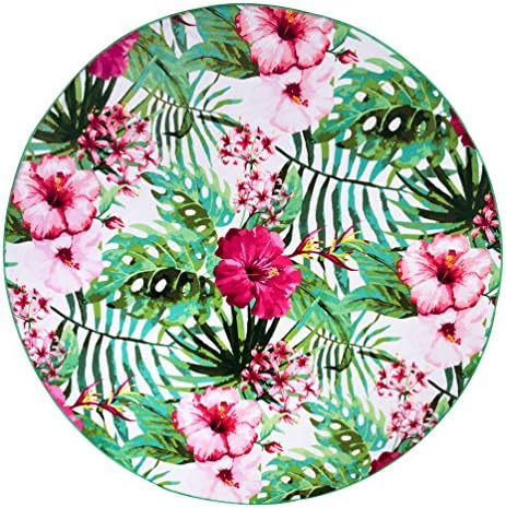 Mclife Round Beach Towel Blanket for Pool, Camping, Swim, Boat, Yoga, Gym (59 inch)