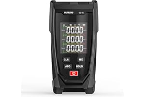 Olmlmo Geiger Counter Radiation Detector, Radiation Dosimeter with LCD Display X γ β Ray Geiger Counter Meter, Portable Nuclear Radiation Detector for Lab Home Marble Seafood