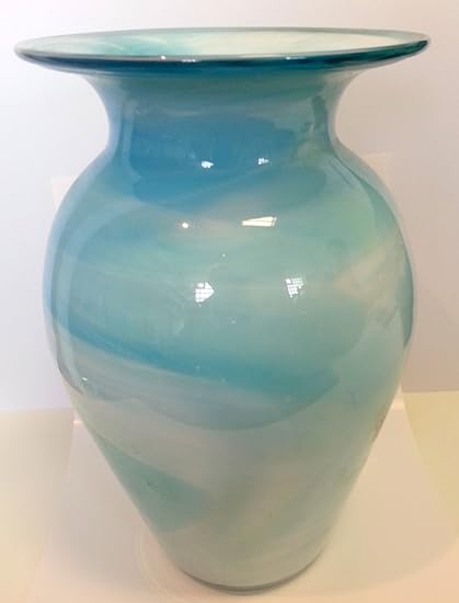 Amazon Com Vase Large Oval Floor Vase Colored Glass Vase