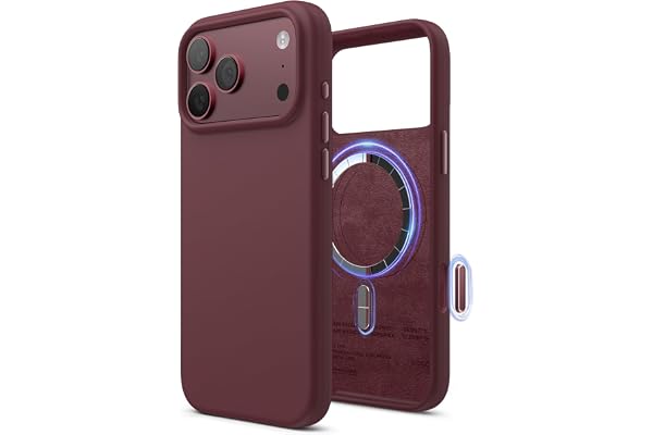elago Magnetic Silicone Case for iPhone 18 Pro Max & iPhone 17 Pro Max | Compatible with MagSafe, Premium Liquid Silicone Mat