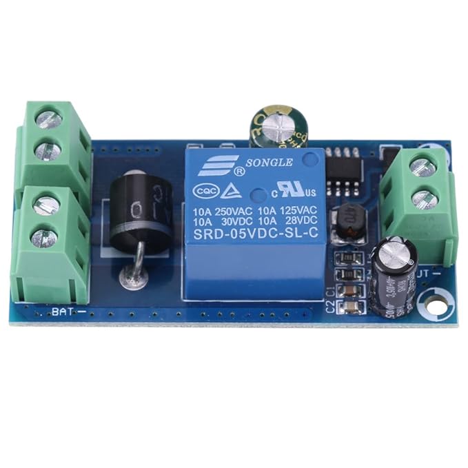 Hilitand 5V~48V Power Supply Controller 10A DC Power Supply/Battery Automatic Switch Module Emergency Controller