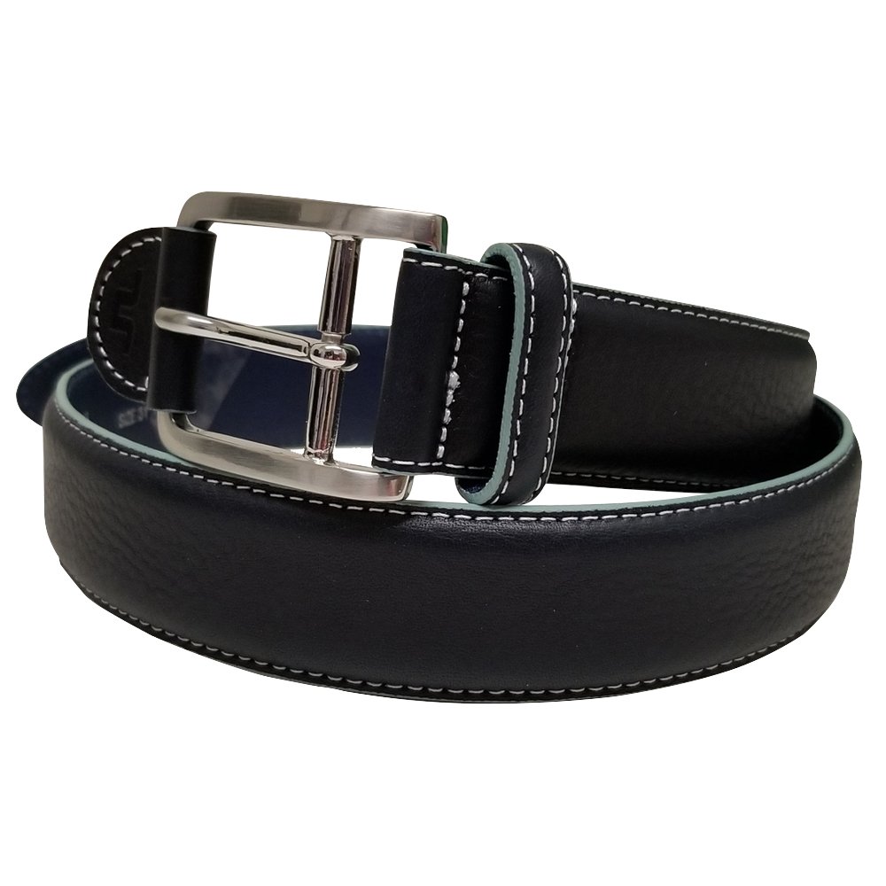 J.Lindeberg Tyler 35 Genuine Leather Golf Belt 72MG JL Navy 39