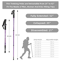 Aihoye Hiking Trekking Poles, 2 Pack