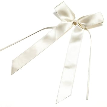 50 x Antennenschleifen Cream Autoschmuck Autoschleifen Hochzeit