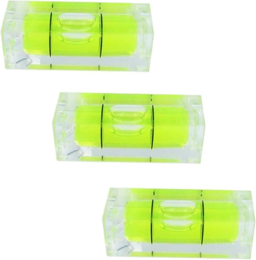 Taskar Mini Bubble Spirit Level 29mm Square x3