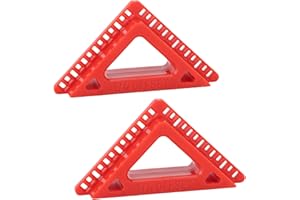 Fafeicy Door and Window Casing Reveal Tools Trim Marking Jig for Woodworking Projects Plastic 2PCS Set 1/4 3/16 1/8 Inch Spac