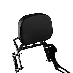 SWESGI Motorcycle Passenger Backrest Sissy Bar with