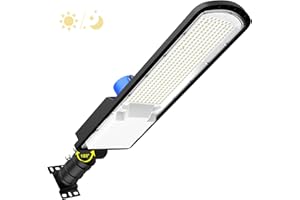TOBERICH Parking Lot Light, 280W 42000LM LED Shoebox Light Dusk to Dawn Commercial Area Street Light Photocell 180° Slip Fit Mount 6500K IP66 Waterproof Parking Light for Yard, Roadway, Stadium