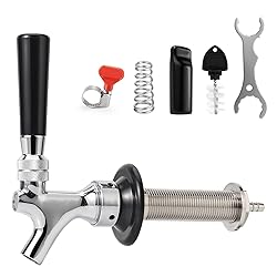 Dbgogo 4-1/8'' Draft Beer Faucet Shank, 1/4'' Beer