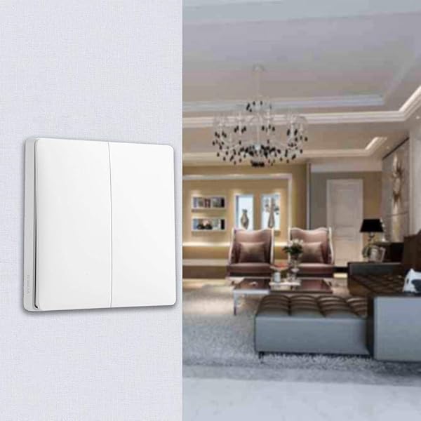 Faceuer Drahtloser Wandschalter digitaler Smart Switch mit Fernbeleuchtungssteuerung elektronischer Smart Switch Ersatz fr das Wohnzimmer im HomeOne Click Version
