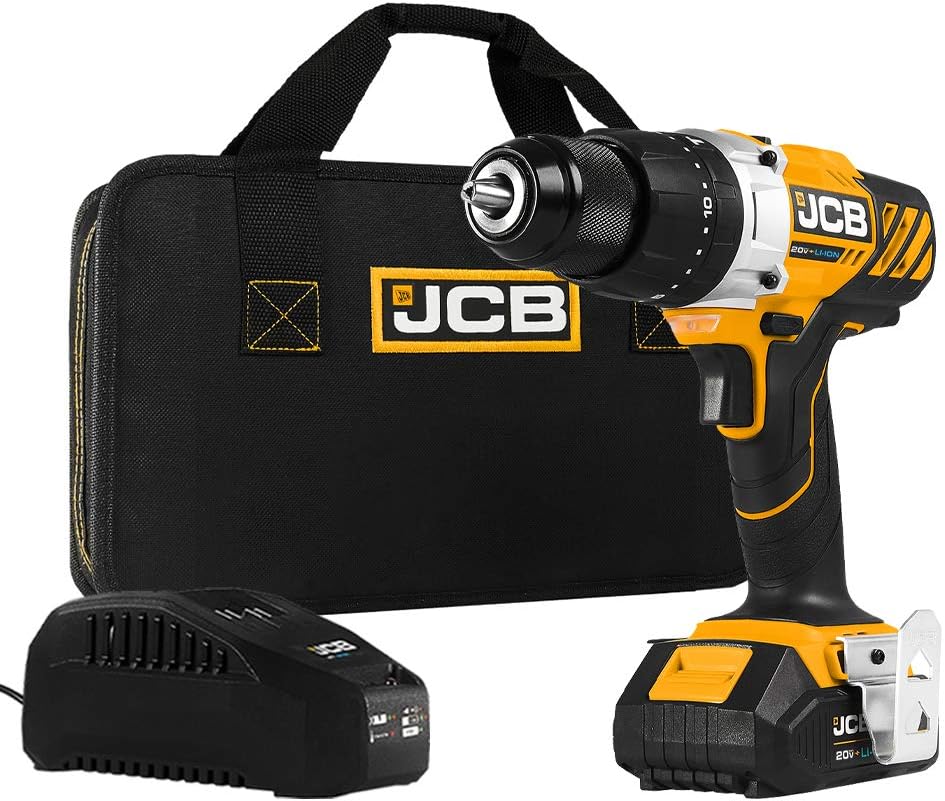 JCB Tools JCB 20V Cordless Hammer Drill Driver Power Tool