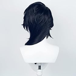 XiongXiongLe Dark Blue Wig for Pantalone Cosplay