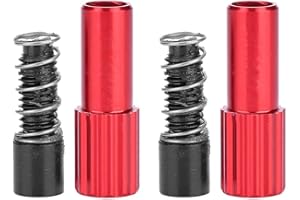 Bike Brake Cable Gear Shift Connector Line Regulator Adjuster Cap – Lightweight Aluminum Alloy, Smooth Adjustment, Colorful A