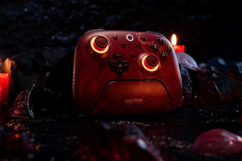 Ultimate 2 Wireless Controller for Windows & Android, Gaming Controller with TMR Joysticks, Switchable Hall Effect/Tactile Triggers, RGB Fire Ring, 8Speed Tech - WUCHANG: Fallen Feathers