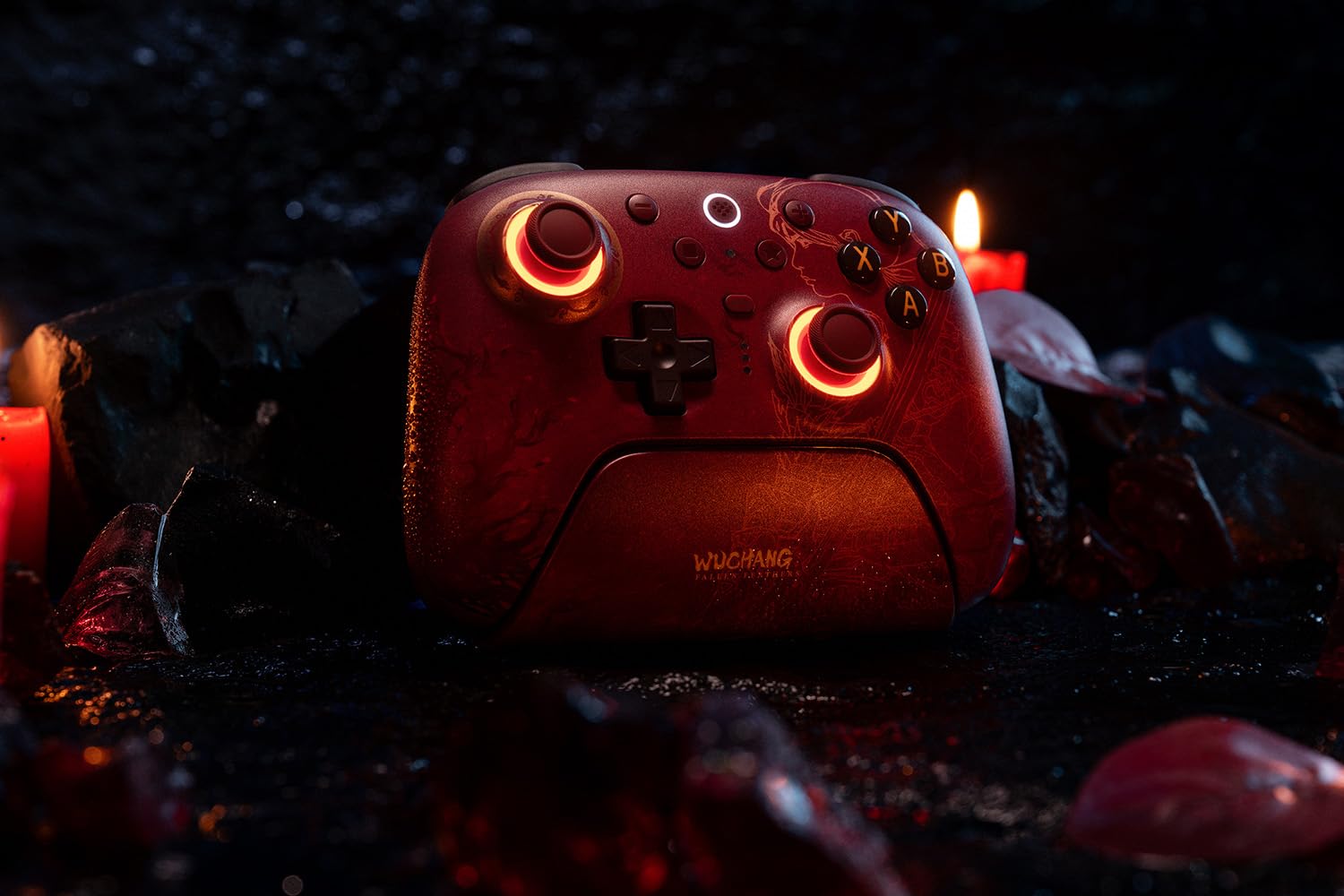 8BitDo Ultimate 2 Wireless Controller for Windows PC, Apple, Steam & Android, TMR Joysticks, Hall/Tactile Triggers, Motion Control, RGB Fire Ring, 1000Hz Polling Rate - WUCHANG: Fallen Feathers