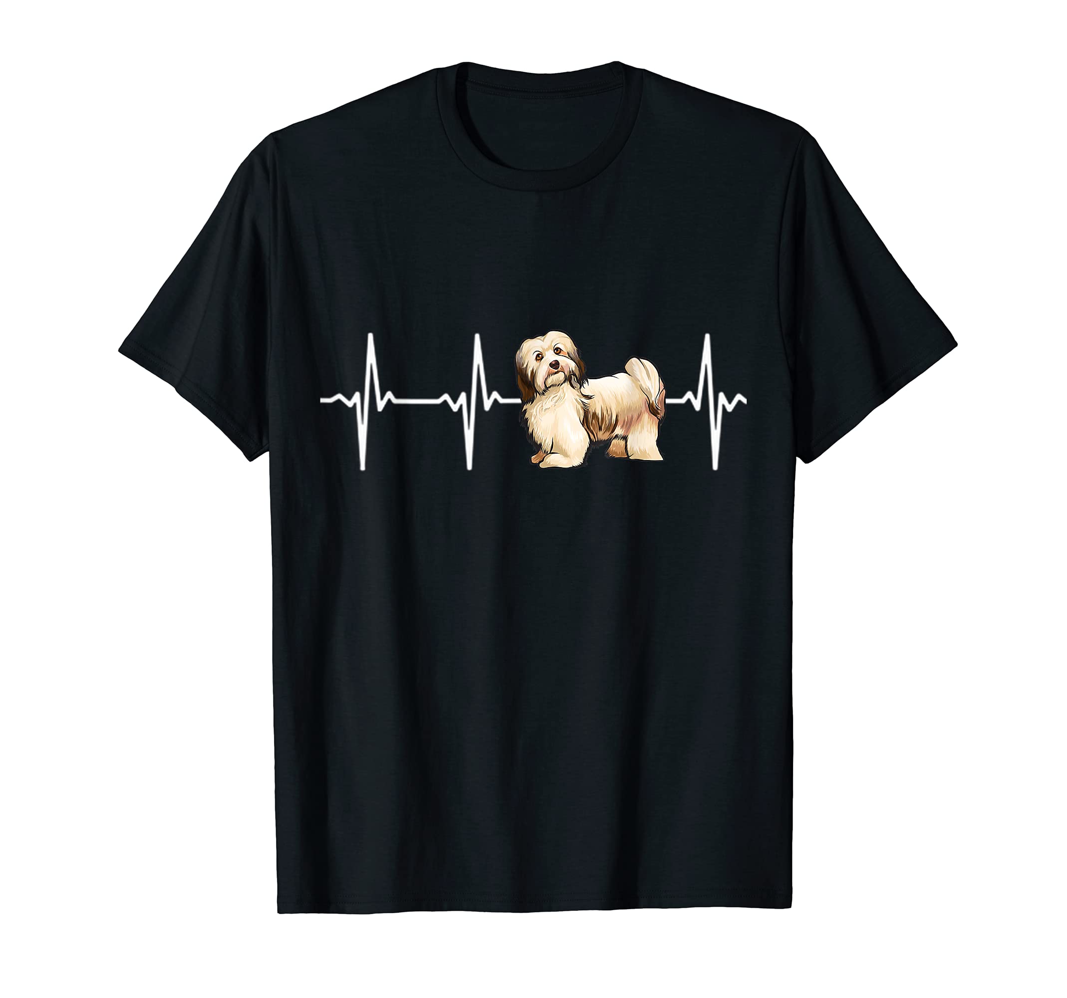 Havanese Heartbeat Love My Dog T-Shirt