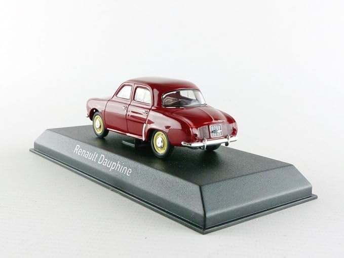 Renault Norev Dauphine 1956 Rouge Coleccionable Diecast tamaño escala 1