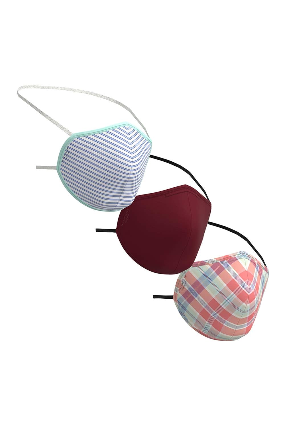 Peter England Men's Cotton Face Mask (Pack of 3) (PECLMSKW52035