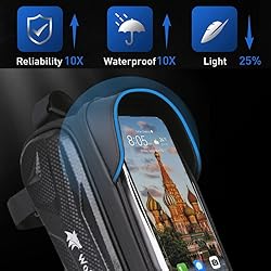 WOLFILIST Bike Bag - Waterproof Bike Frame Bag with