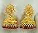 Banithani 18K Goldplated Ethnic Traditional Jhumka Earring Women Wedding Jewelry