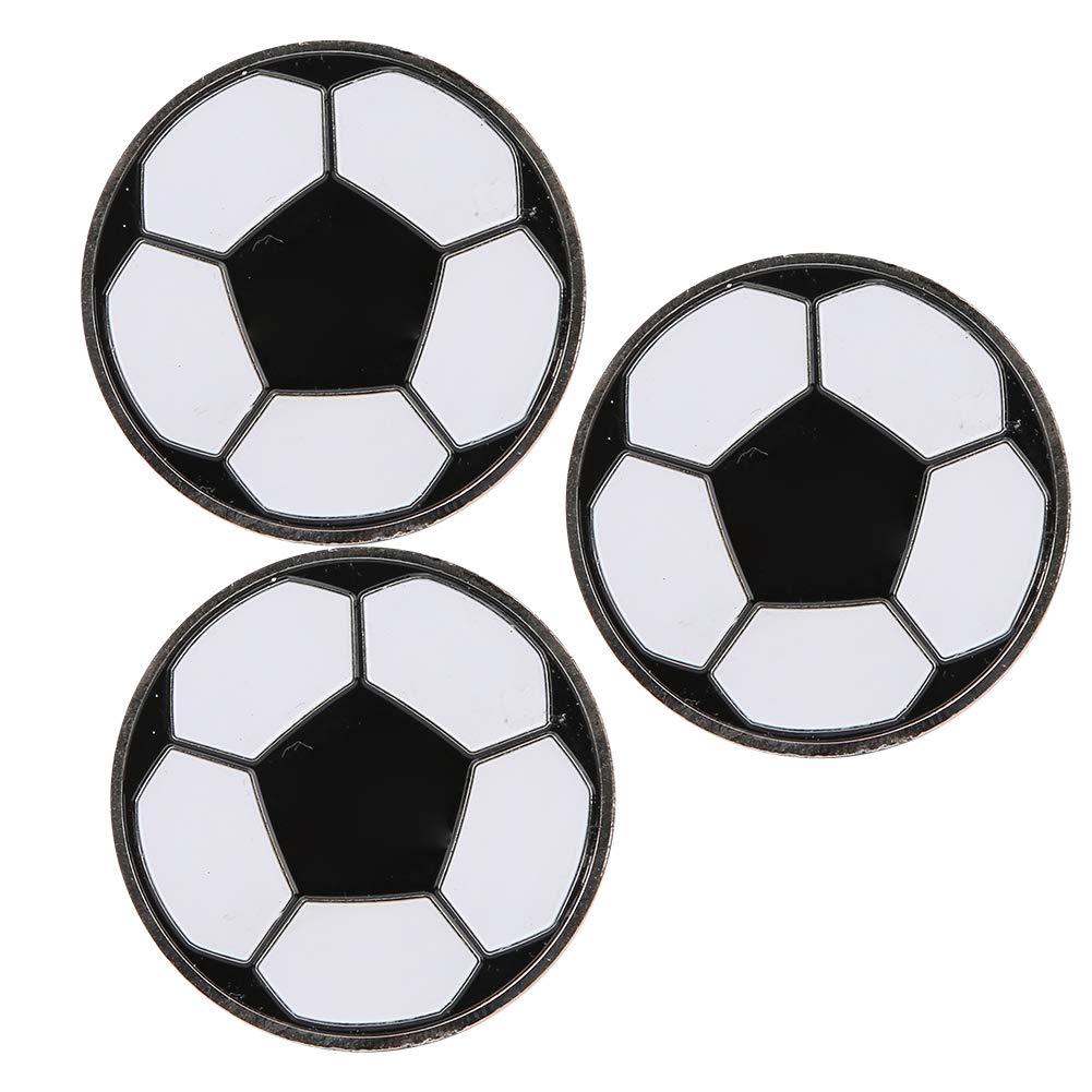Alomejor football referee coin toss,durable portable design for fair match decisions,coin flip set 3PCS for referees families youth casual games